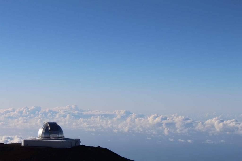 The NASA Infrared Telescope Facility - Mauna Kea Observatories. Cred: R Johnson.