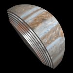 Slicing through Jupiter's sub-cloud atmosphere with the microwave radiometer.