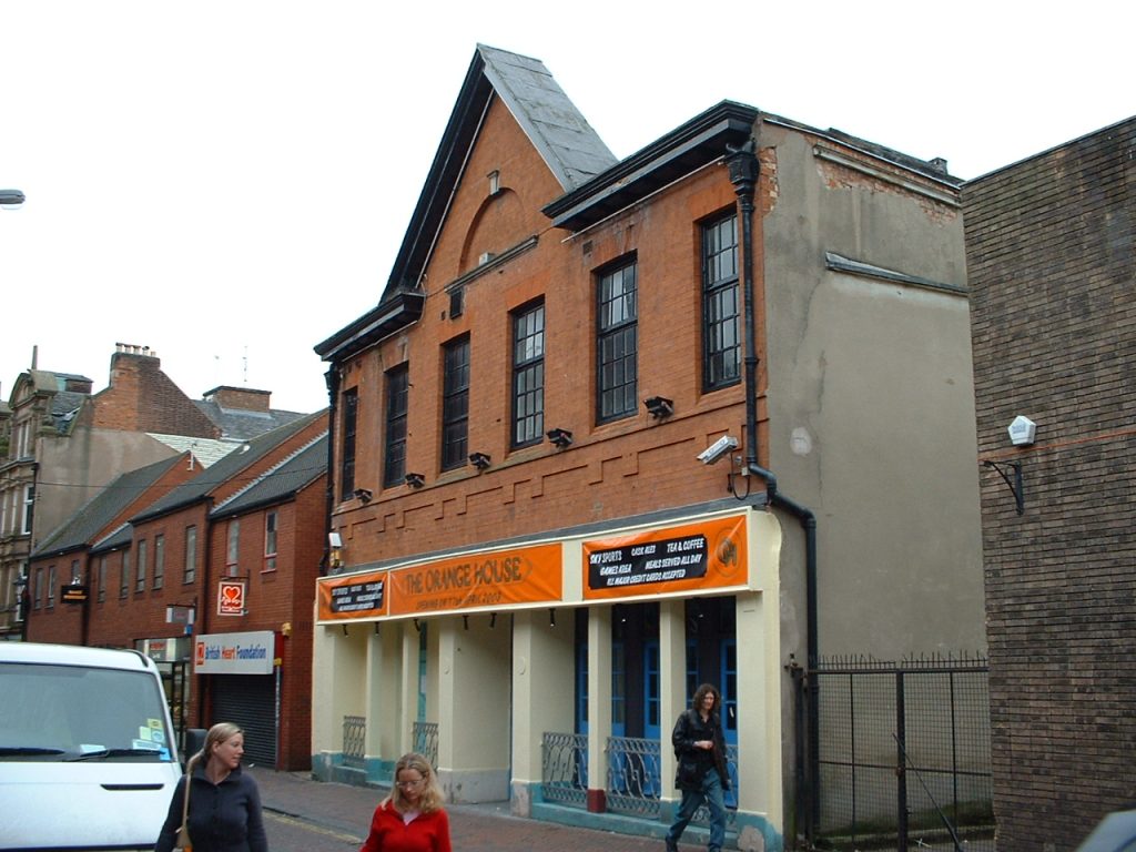 A photo of the former Il Rondo club on Silver Street, Leicester, 2003.