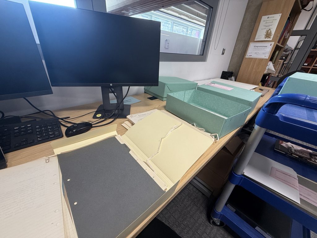 Archive documents in acid-free folders and boxes