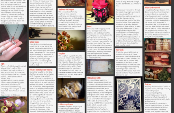 Examples of sharing images on a Padlet noticeboard