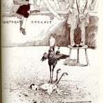 'The Great Cock Fight Continued' in the Corporate Cockpit.  From 'The Wyvern', (Leicester, 1 April 1892).