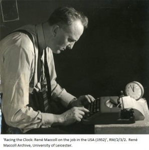 ‘Racing the Clock: René Maccoll on the job in the USA (1952)’, RM/2/3/2.
