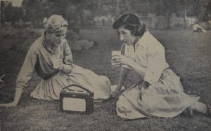'Lunch in the sunshine on Victoria Park', c.1957 Taken from: Student Union Press Cuttings Book, SU/PC3