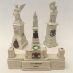 Photograph of Crested china monuments, 20th century (various)