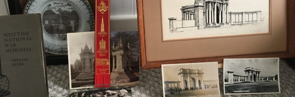 Detail of some war memorial memorabilia