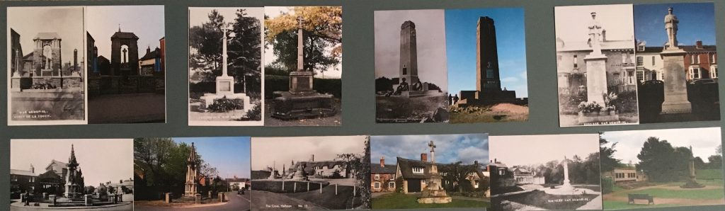 Selection of war memorial images from Leicestershire