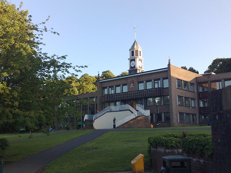 A photo of the exterior of Keele University Library