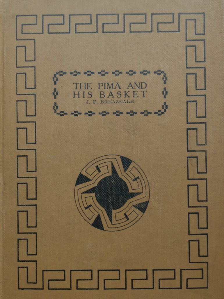 Photo of the cover of the book "The Pima and his basket"