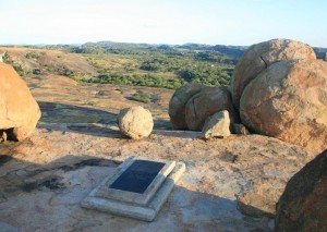Cecil Rhodes' tomb in Matobo National Park. 